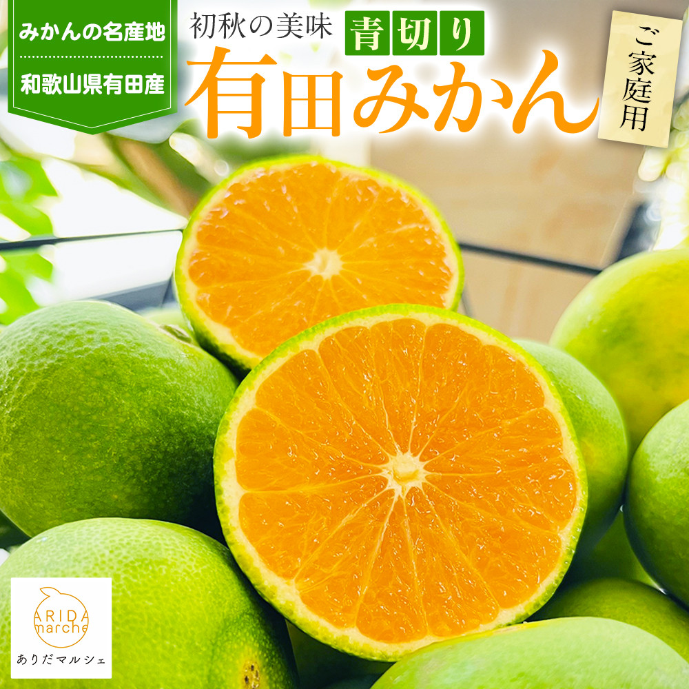 ［先行予約］&nbsp;有田育ちのご家庭用青切り&nbsp;有田みかん&nbsp;3kg&nbsp;［2026年9月中旬より発送］［訳あり］［サイズ混合］［MS17］
