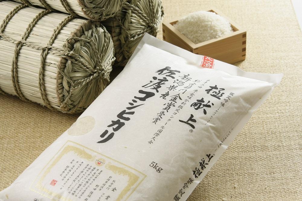 ふるさと納税 新潟県 佐渡産コシヒカリ 精米 5kg全12回
