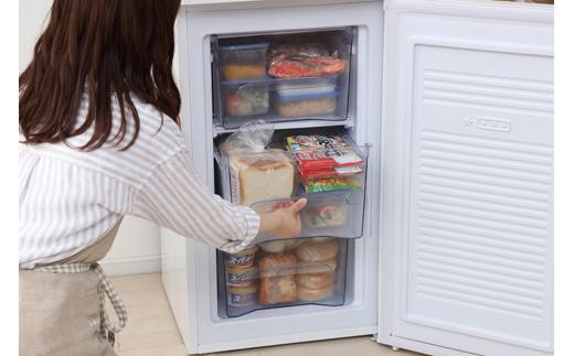 【新品】　冷凍庫 60L 省エネ 家庭用冷凍庫 セカンド冷凍庫 冷凍ストッカー 冷凍庫 スリム 小型 家庭用 前開き 60L ノンフロン セカンド冷凍庫