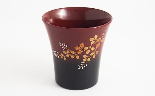 金沢漆器　ぐい呑み　加賀蒔絵　曙杯　萩