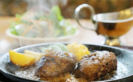 アメリカ屋 国産牛ハンバーグ ディナーコースチケット 2名様分 Jtbのふるさと納税サイト ふるぽ