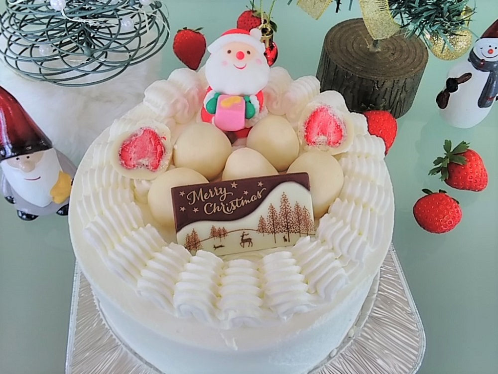 12月23日着指定 数量限定北海道十勝産生クリームのクリスマスケーキ15cm Jtbのふるさと納税サイト ふるぽ