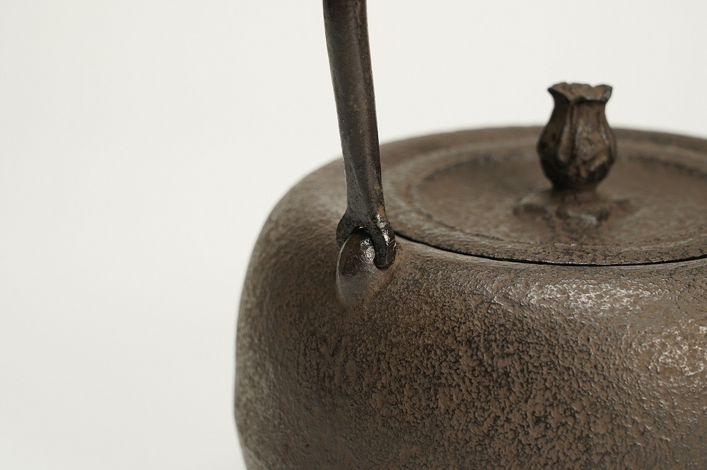 煎茶道具 鉄瓶 銅蓋 南部 時代物 金属工芸 梅花地紋 - コレクション