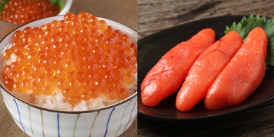 ★贅沢!特上醤油いくら&前浜産手返したらこセット(ひだか漁組)