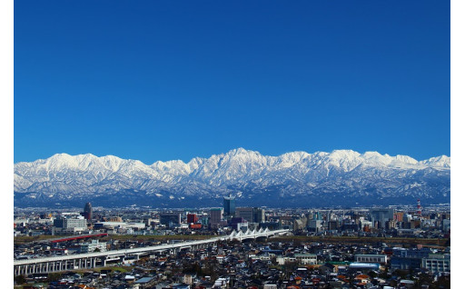 ①市政全般「人・まち・自然が調和する　活力都市とやまの推進」
