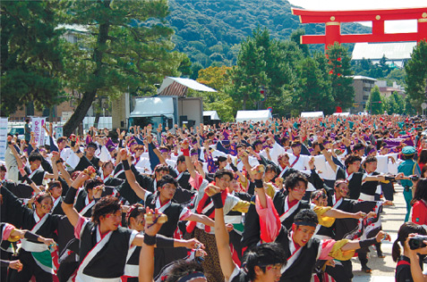 【京都で学ぶ学生を応援】～学生のまちの象徴“京都学生祭典”を応援～