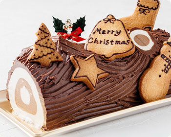 川崎日航ホテルのクリスマスケーキ「ブッシュ・ド・ノエル」