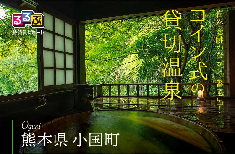 自然を眺めながら一番風呂！コイン式の貸切温泉 | 熊本県小国町の旅行レポート