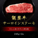 肉【和牛セレブ】能登牛&nbsp;サーロインステーキ&nbsp;240g×2枚&nbsp;黒毛和牛&nbsp;サーロイン&nbsp;ステーキ&nbsp;霜降り&nbsp;ギフト&nbsp;石川県&nbsp;能美市