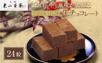 【京都・東山茶寮】宇治ほうじ茶生チョコレート&nbsp;24粒&nbsp;京都&nbsp;スイーツブランド&nbsp;ご褒美&nbsp;スイーツ&nbsp;人気&nbsp;[&nbsp;上質な宇治抹茶を使用&nbsp;生チョコレート&nbsp;洋風和菓子&nbsp;ほうじ茶&nbsp;おすすめ&nbsp;グルメ&nbsp;贅沢&nbsp;お菓子&nbsp;スイーツ&nbsp;ギフト&nbsp;プレゼント&nbsp;お取り寄せ&nbsp;通販&nbsp;送料無料&nbsp;］