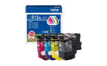 【ブラザー&nbsp;純正インクカートリッジ&nbsp;LC512XL-4PK】
