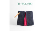 【京都&nbsp;KOSHO】ougi&nbsp;denim&nbsp;ポーチ&nbsp;＜ショッキングピンク(躑躅色)＞｜光章&nbsp;人気ブランド&nbsp;ポーチ［&nbsp;KOSHO&nbsp;京都&nbsp;デニム&nbsp;バッグ&nbsp;ブランド&nbsp;ポーチ&nbsp;小さめ&nbsp;人気&nbsp;おすすめ&nbsp;小物入れ&nbsp;おしゃれ&nbsp;かわいい&nbsp;ミニバッグ&nbsp;コスメポーチ&nbsp;ギフト&nbsp;プレゼント&nbsp;お取り寄せ&nbsp;通販&nbsp;送料無料&nbsp;ふるさと納税&nbsp;］
