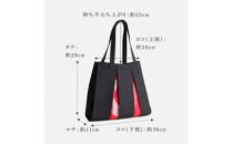 【京都&nbsp;KOSHO】ougi&nbsp;帆布&nbsp;トートバッグ&nbsp;madoka&nbsp;M&nbsp;＜ブラック/レッド・シルバー(墨色/紅色・銀)＞｜光章&nbsp;人気ブランド&nbsp;バッグ［&nbsp;KOSHO&nbsp;京都&nbsp;帆布&nbsp;バッグ&nbsp;トートバッグ&nbsp;かばん&nbsp;内ポケット&nbsp;A4サイズ&nbsp;ブランド&nbsp;人気&nbsp;おすすめ&nbsp;おしゃれ&nbsp;かわいい&nbsp;ギフト&nbsp;プレゼント&nbsp;お取り寄せ&nbsp;通販&nbsp;送料無料&nbsp;ふるさと納税&nbsp;］
