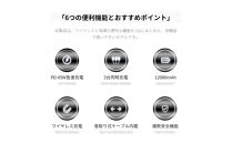 モバイルバッテリー&nbsp;12000mAh大容量&nbsp;マグネット充電器&nbsp;iWatch/AirPods磁気充電&nbsp;MagSafe対応&nbsp;3台同時充電&nbsp;iPhone17充電&nbsp;Type-C出力/入力&nbsp;携帯充電器&nbsp;PD&nbsp;45W&nbsp;急速充電&nbsp;ノートPC充電対応&nbsp;互換性抜群&nbsp;軽量&nbsp;コンパクト&nbsp;携帯充電器&nbsp;防災グッズ&nbsp;PSE認証【PL保険加入済み製品・安心】