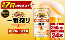 キリン&nbsp;一番搾り&nbsp;＜岡山市工場産＞&nbsp;250ml&nbsp;缶&nbsp;×&nbsp;24本&nbsp;お酒&nbsp;晩酌&nbsp;飲み会&nbsp;宅飲み&nbsp;家飲み&nbsp;宴会&nbsp;ケース&nbsp;ギフト