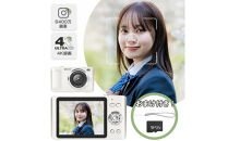 【ブラック】デジタルカメラ&nbsp;ビデオカメラ&nbsp;デジカメ&nbsp;小型&nbsp;4K高画質&nbsp;6400万画素&nbsp;軽量&nbsp;オートフォーカス&nbsp;AF機能&nbsp;18倍デジタルズーム&nbsp;キッズカメラ&nbsp;2.8インチスクリーン&nbsp;手ぶれ補正&nbsp;連続撮影&nbsp;コンパクト&nbsp;多言語対応&nbsp;2026年新品&nbsp;収納袋付属&nbsp;90日間安心保証付き&nbsp;【PL保険加入済み製品・安心】