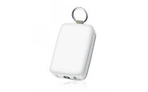 【ホワイト】モバイルバッテリー&nbsp;6800mAh大容量&nbsp;iPhone/Type-Cケーブル内蔵&nbsp;パワフル&nbsp;軽量&nbsp;二台同時充電&nbsp;LEDライト付き&nbsp;SOS信号&nbsp;カラビナ付き&nbsp;キーリング付き&nbsp;Android/iOS対応&nbsp;急速充電&nbsp;極小&nbsp;残電量表示&nbsp;防災電源&nbsp;iPhone17/16/15充電&nbsp;90日安心保証付き【PL保険加入済み製品・安心】