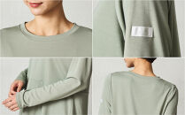 【ターコイズ&nbsp;LL】ReFa&nbsp;バイタルテック&nbsp;モイストスムース&nbsp;ロングスリーブプルオーバー