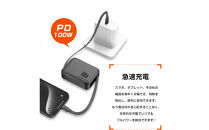 【パープル】★同色2個セット★【新登場&PD&nbsp;100W】5in1&nbsp;充電ケーブル&nbsp;Type-C&nbsp;to&nbsp;Type-C&nbsp;充電コード&nbsp;絡み防止&nbsp;正規充電器対応&nbsp;コンパクト&nbsp;マルチケーブル&nbsp;急速充電&nbsp;USB2.0&nbsp;480Mbps&nbsp;高速データ転送&nbsp;iPad&nbsp;iPhone15/16/17対応&nbsp;断線防止&nbsp;全機種対応&nbsp;長さ調整可能&nbsp;安心保証つき【PL保険加入済み製品・安心】