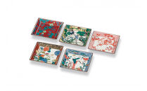 6号皿揃　歴代画&nbsp;民芸品&nbsp;工芸品&nbsp;雑貨&nbsp;食器&nbsp;角皿&nbsp;お皿&nbsp;プレート&nbsp;キッチン雑貨&nbsp;キッチン用品