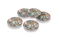 4.5号皿揃　庄三風&nbsp;民芸品&nbsp;工芸品&nbsp;雑貨&nbsp;食器&nbsp;丸皿&nbsp;お皿&nbsp;プレート&nbsp;キッチン雑貨&nbsp;キッチン用品