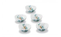 4号小鉢揃　花鳥&nbsp;民芸品&nbsp;工芸品&nbsp;雑貨&nbsp;食器&nbsp;鉢皿&nbsp;キッチン雑貨&nbsp;キッチン用品