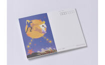 大人のアートな時間。越中おわら風の盆&nbsp;ぬり絵＆葉書セット※缶バッジ付