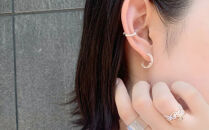 【KAORU】フュージョン&nbsp;ピアス&nbsp;15&nbsp;/&nbsp;シルバー｜京都&nbsp;アクセサリー&nbsp;ブランド&nbsp;人気ジュエリー［&nbsp;小さめサイズ&nbsp;さりげなく楽しむ&nbsp;装飾的なレースデザイン&nbsp;ミニマルライン&nbsp;デイリーユース&nbsp;おすすめ&nbsp;ギフト&nbsp;プレゼント&nbsp;お取り寄せ&nbsp;送料無料&nbsp;］