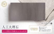 【ダークグレー】人工大理石の角皿（24ｃｍ×12ｃｍ長方形）