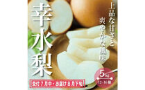梨（幸水）（5kg／12～16個）