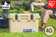 クーラーボックス&nbsp;40L&nbsp;&nbsp;ＨＵＧＥＬ&nbsp;TC-40&nbsp;ベージュ