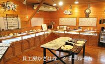 夜光貝を素材にした「チェーンペンダント」＜PL-2＞【貝工房かざはな】【ポイント交換専用】