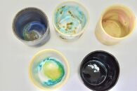 ヨロン島の素材を活かした　あーどぅる焼『湯呑5個セット』|&nbsp;食器&nbsp;湯呑&nbsp;コップ&nbsp;陶器&nbsp;あーどぅる焼&nbsp;セット&nbsp;おしゃれ&nbsp;おすすめ&nbsp;人気&nbsp;贈答&nbsp;プレゼント&nbsp;ギフト&nbsp;お祝い&nbsp;鹿児島県&nbsp;与論島【ポイント交換専用】