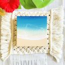海のインテリアアートパネル&nbsp;étude&nbsp;オーシャンブルー(15cm&nbsp;×&nbsp;15cm)【ポイント交換専用】