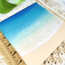 海のインテリアアートパネル&nbsp;étude&nbsp;オーシャンブルー(15cm&nbsp;×&nbsp;15cm)【ポイント交換専用】