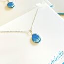 《uminote》ネックレス&nbsp;オーシャンブルー&nbsp;シルバー【ポイント交換専用】