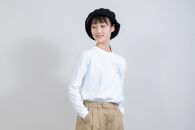 《0》【KEYMEMORY　鎌倉】ウィンドーイラストロングTシャツ　WHITE