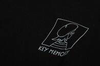 《0》【KEYMEMORY　鎌倉】ウィンドーイラストロングTシャツ　BLACK