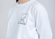 《1》【KEYMEMORY　鎌倉】ウィンドーイラストロングTシャツ　WHITE