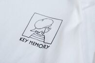 《1》【KEYMEMORY　鎌倉】ウィンドーイラストロングTシャツ　WHITE