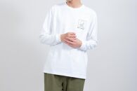 《2》【KEYMEMORY　鎌倉】ウィンドーイラストロングTシャツ　WHITE