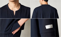 【ピンク&nbsp;S】ReFa&nbsp;バイタルテック&nbsp;ストレッチスムース&nbsp;ショートスリーブプルオーバー/MEN