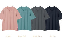 【ターコイズ&nbsp;L】ReFa&nbsp;バイタルテック&nbsp;ストレッチスムース&nbsp;ショートスリーブプルオーバー/MEN