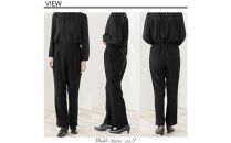 レディース&nbsp;ブラックフォーマル&nbsp;ストレートパンツ　Lサイズ