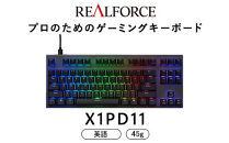 東プレ&nbsp;REALFORCE&nbsp;GX1&nbsp;Plus&nbsp;プロのためのゲーミングキーボード&nbsp;英語配列&nbsp;テンキーレス&nbsp;45g&nbsp;黒&nbsp;(型式：X1PD11)