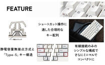HHKB&nbsp;Professional&nbsp;Classic&nbsp;Type-S&nbsp;日本語配列／白&nbsp;PD-KB421WSC｜家電&nbsp;キーボード&nbsp;パソコン&nbsp;PC&nbsp;静電容量無接点&nbsp;国産&nbsp;国内製造&nbsp;PFU&nbsp;HHKB