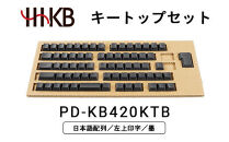 HHKBキートップセット（墨）日本語配列／左上印字&nbsp;PD-KB420KTB