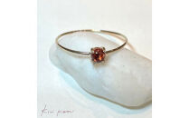 【7号】【天然石ジュエリー】&nbsp;モザンビークガーネット&nbsp;k10(10金）リング◇