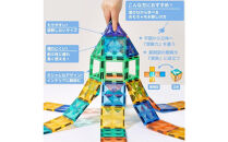 kebo&nbsp;知育玩具&nbsp;おもちゃ&nbsp;磁石ブロック&nbsp;ビー玉転がし&nbsp;138pcs&nbsp;|&nbsp;積み木&nbsp;ボールコースター&nbsp;立体パズル&nbsp;&nbsp;マグネットブロック&nbsp;リニューアル新登場&nbsp;観覧車&nbsp;スロープセット&nbsp;星芒/パステルカラー