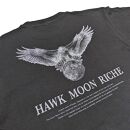  HAWK MOON RICHEモノクロTシャツ （ブラック・ホワイト各１枚計2枚セット/ユニセックス）　Lサイズ